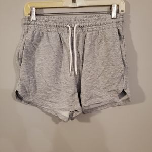 H&M sweatshorts, gray, medium